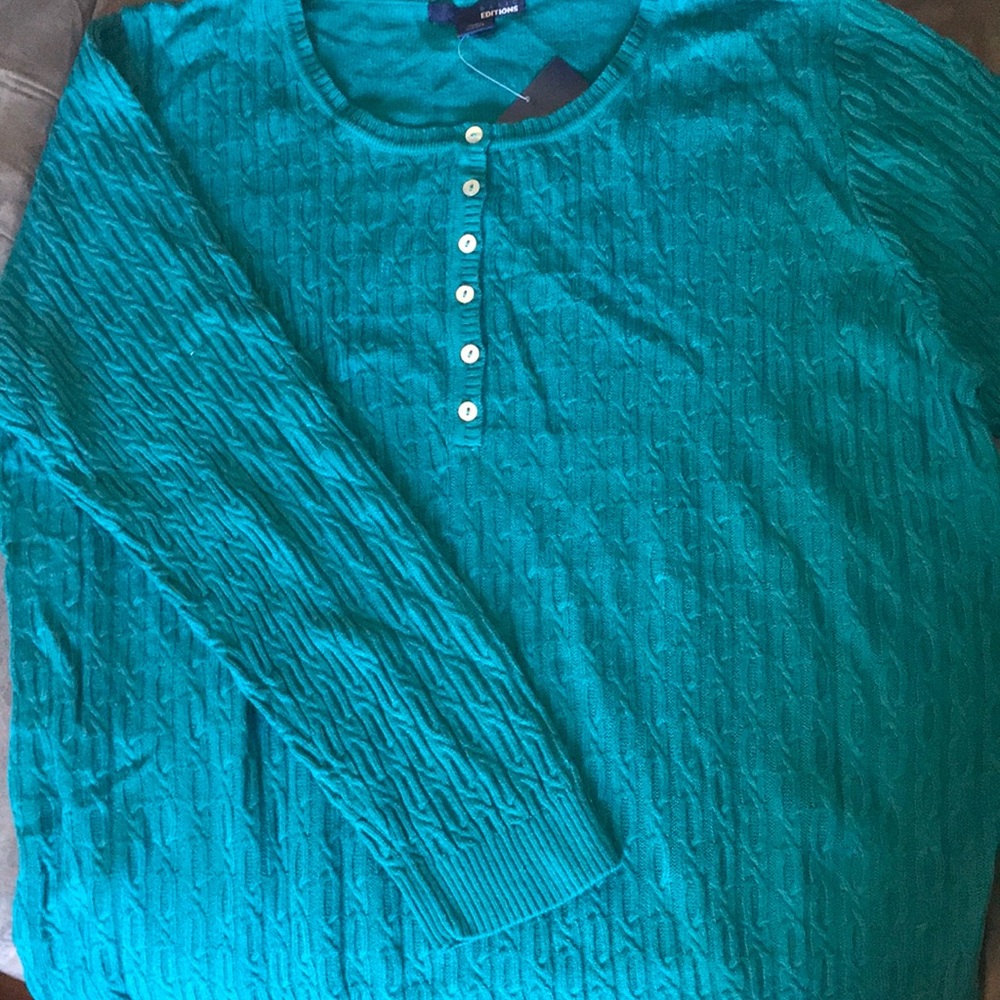 Henley sweater